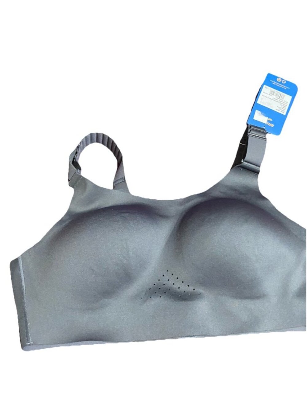 Brooks 36A/BDare Scoopback Run Happy 2.0 Sports Bra Asphalt Wicking Adjustable